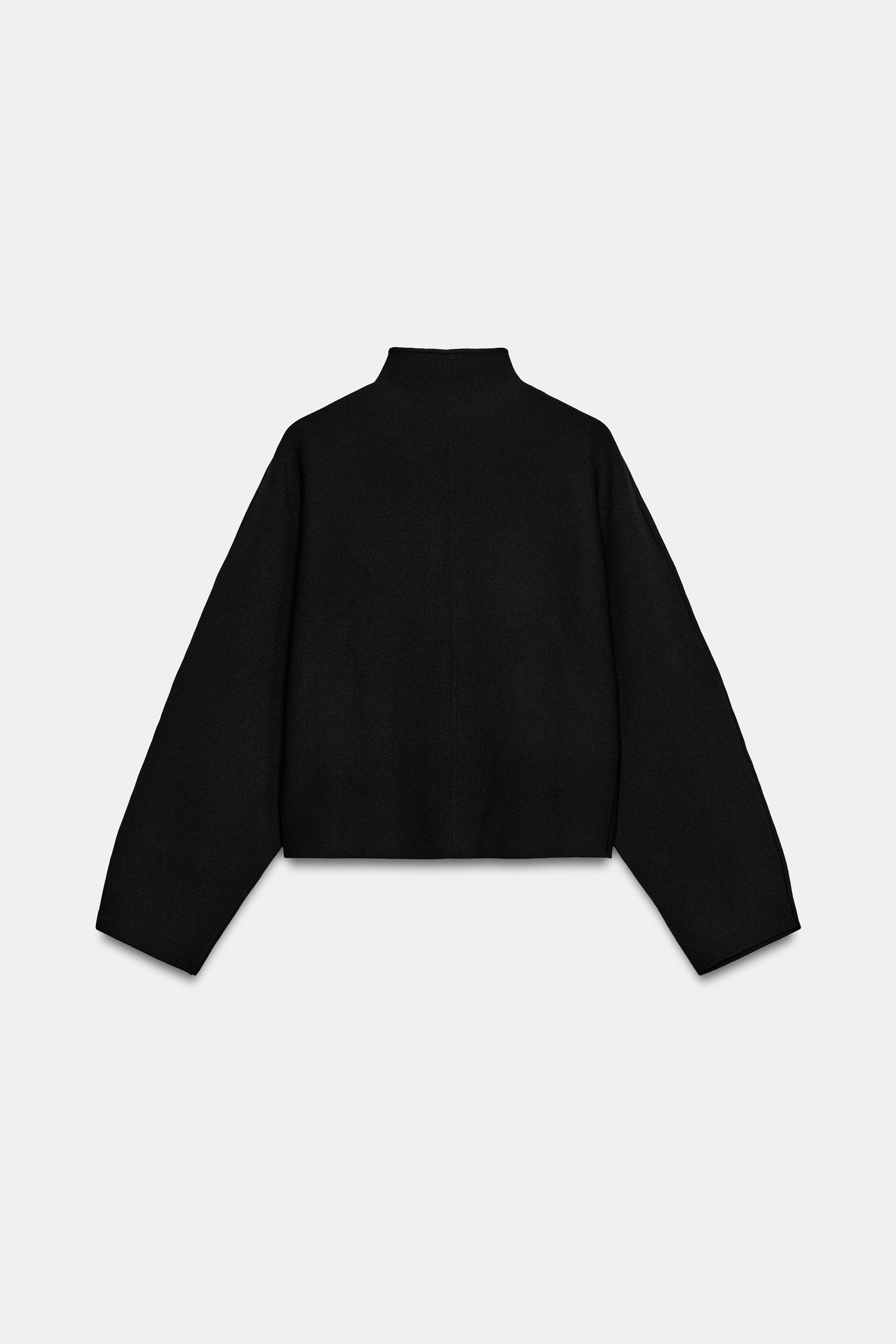 ZIP-UP KNIT CARDIGAN